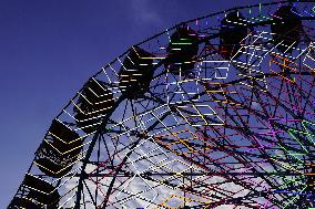 Illustration - Illuminated View Of Swings - Pushkar