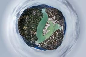 World Highest Dam Shuangjiangkou Hydropower Station Construction