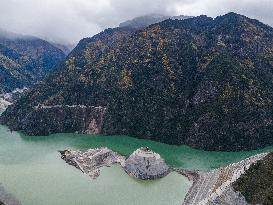 World Highest Dam Shuangjiangkou Hydropower Station Construction