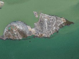 World Highest Dam Shuangjiangkou Hydropower Station Construction