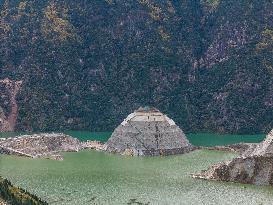 World Highest Dam Shuangjiangkou Hydropower Station Construction