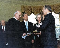 Rumsfeld Sworn-In as 21st US Secretary of Defense