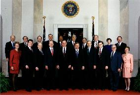 1992 Official George H.W. Bush Cabinet Photograph