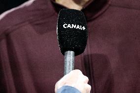 Illustration - Micros with TV Logos At Rolex Paris Masters Finals Day