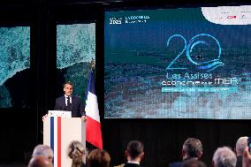 President Macron At Sea Economy Conference - La Rochelle