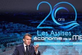President Macron At Sea Economy Conference - La Rochelle