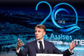 President Macron At Sea Economy Conference - La Rochelle