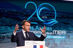 President Macron At Sea Economy Conference - La Rochelle