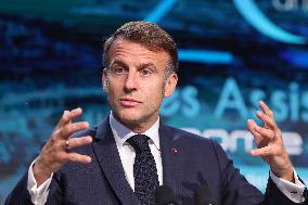 President Macron At Sea Economy Conference - La Rochelle