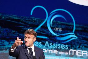 President Macron At Sea Economy Conference - La Rochelle