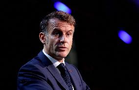 President Macron At Sea Economy Conference - La Rochelle