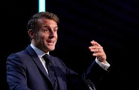 President Macron At Sea Economy Conference - La Rochelle