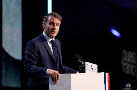 President Macron At Sea Economy Conference - La Rochelle