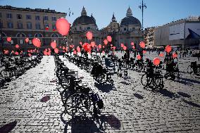 Flash Mob Against Medically Assisted Suicide - Rome