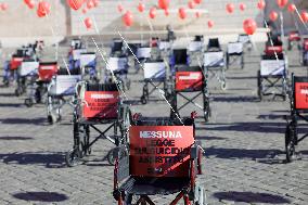 Flash Mob Against Medically Assisted Suicide - Rome