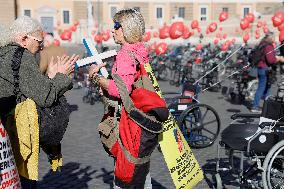 Flash Mob Against Medically Assisted Suicide - Rome