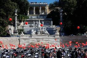 Flash Mob Against Medically Assisted Suicide - Rome