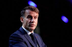 President Macron At Sea Economy Conference - La Rochelle