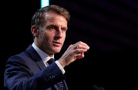 President Macron At Sea Economy Conference - La Rochelle