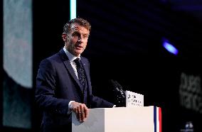 President Macron At Sea Economy Conference - La Rochelle