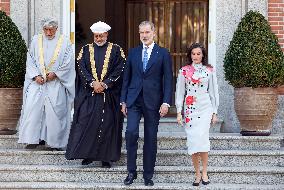 Royals Receive The Sultan of Oman - Spain