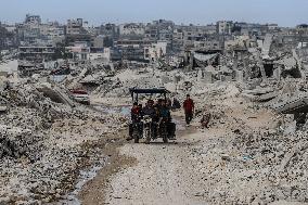 Life In The Ruins In Gaza After Ceasefire - Palestine