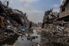 Life In The Ruins In Gaza After Ceasefire - Palestine