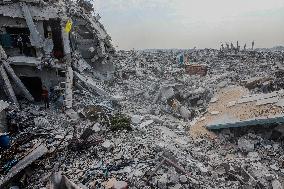 Life In The Ruins In Gaza After Ceasefire - Palestine