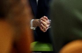President Macron Meets with Middle and High School Students - Rochefort