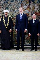 Royals Receive The Sultan of Oman - Spain