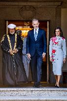 Royals Receive The Sultan of Oman - Spain