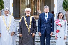Royals Receive The Sultan of Oman - Spain