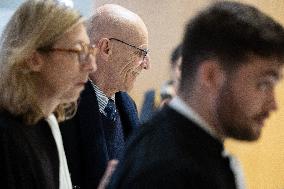 Lafarge trial opening day - Paris