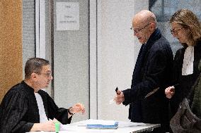 Lafarge trial opening day - Paris