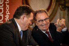 Minister of Transport Philippe Tabarot Visits Marseille - France