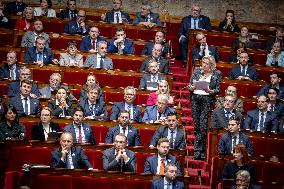 Session of questions to the gouvernment at the National Assembly - Paris AJ