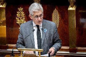 Opening session to discuss France's social security budget - Paris AJ