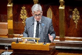 Opening session to discuss France's social security budget - Paris AJ