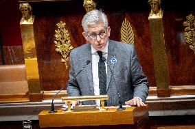 Opening session to discuss France's social security budget - Paris AJ