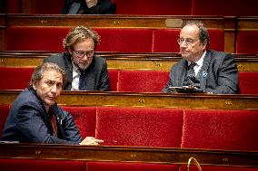 Opening session to discuss France's social security budget - Paris AJ