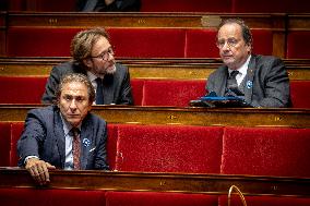 Opening session to discuss France's social security budget - Paris AJ