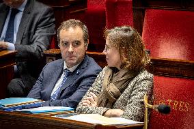 Opening session to discuss France's social security budget - Paris AJ