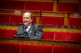 Opening session to discuss France's social security budget - Paris AJ