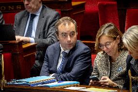 Opening session to discuss France's social security budget - Paris AJ