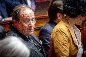 Session of questions to the gouvernment at the National Assembly - Paris AJ