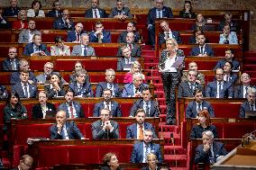 Session of questions to the gouvernment at the National Assembly - Paris AJ