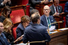 Session of questions to the gouvernment at the National Assembly - Paris AJ