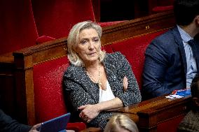 Session of questions to the gouvernment at the National Assembly - Paris AJ