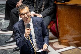 Session of questions to the gouvernment at the National Assembly - Paris AJ