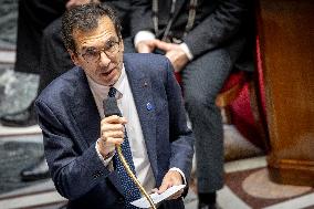Session of questions to the gouvernment at the National Assembly - Paris AJ
